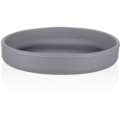 Silikonový talíř Zopa Dove Grey - Dětská sada nádobí Silikonový talíř Zopa Dove Grey - Dětská sada nádobí