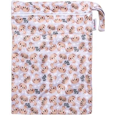 Bobánek Nepromokavá taška extra jemná normal, Cute dogs Bobánek Nepromokavá taška extra jemná normal, Cute dogs