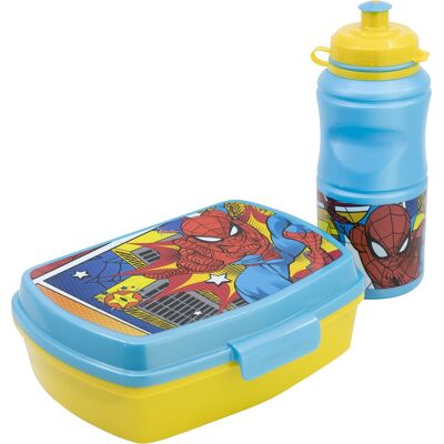 Stor - Spider-Man Gift Box - 380ml Bottle - Lunch Box Set Stor - Spider-Man Gift Box - 380ml Bottle - Lunch Box Set