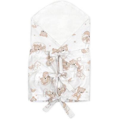 Baby Nellys Náhradní povlak, potah bavlna na retro zavinovačku LALLY - Malý Medvídek Baby Nellys Náhradní povlak, potah bavlna na retro zavinovačku LALLY - Malý Medvídek