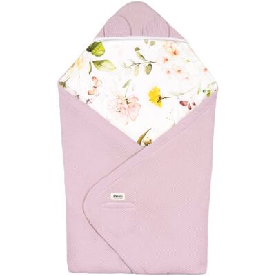 Lionelo Travel Swaddle Blanket Pink Flower Lionelo Travel Swaddle Blanket Pink Flower