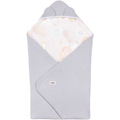 Lionelo Travel Swaddle Blanket Grey Balloon Lionelo Travel Swaddle Blanket Grey Balloon
