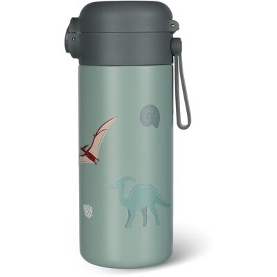 Zopa Termoska na tekutiny s brčkem a silikonovým držákem Dino 350 ml Zopa Termoska na tekutiny s brčkem a silikonovým držákem Dino 350 ml