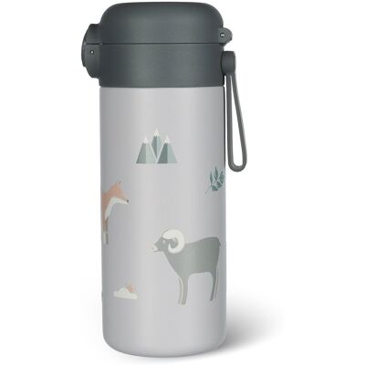 Zopa Termoska na tekutiny s brčkem a silikonovým držákem Mountains 350 ml Zopa Termoska na tekutiny s brčkem a silikonovým držákem Mountains 350 ml