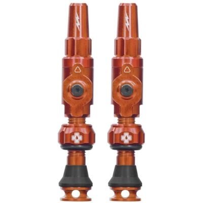 Bezdušové ventily Muc-Off Big Bore Lite - Oranžová - Ventily Bezdušové ventily Muc-Off Big Bore Lite - Oranžová - Ventily
