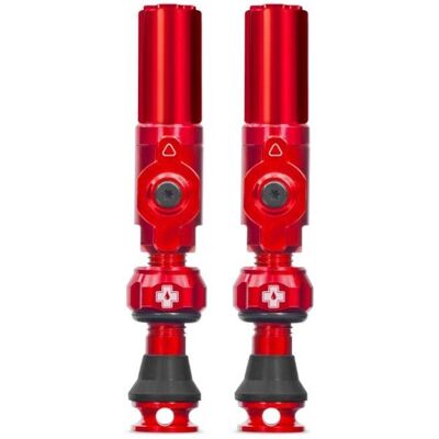 Muc-Off Big Bore Hybrid Tubeless Valves Red Small Muc-Off Big Bore Hybrid Tubeless Valves Red Small