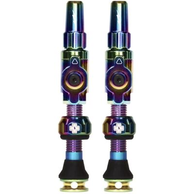 Muc-Off Big Bore Hybrid Tubeless Valves Iridescent Small Muc-Off Big Bore Hybrid Tubeless Valves Iridescent Small