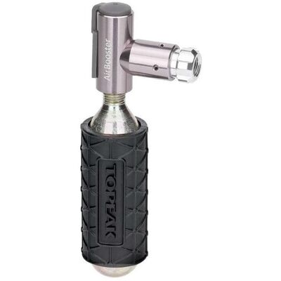 Nažehlovač CO2 Topeak AirBooster - Stříbrný - 16g Nažehlovač CO2 Topeak AirBooster - Stříbrný - 16g