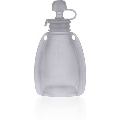 Zopa Opakovanelně Použitelný Silikonový Pytlík na Jídlo pro Děti - 120 ml - Šedý Zopa Opakovanelně Použitelný Silikonový Pytlík na Jídlo pro Děti - 120 ml - Šedý