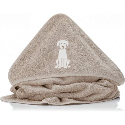 Fillikid Osuška s kapucí dog beige 75 × 75 cm Fillikid Osuška s kapucí dog beige 75 × 75 cm