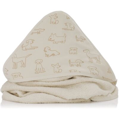 Fillikid Osuška s kapucí dog beige 75 × 75 cm Fillikid Osuška s kapucí dog beige 75 × 75 cm