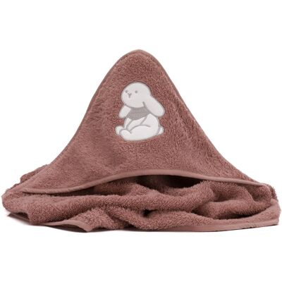 Fillikid Osuška s kapucí rabbit pink 75 × 75 cm Fillikid Osuška s kapucí rabbit pink 75 × 75 cm