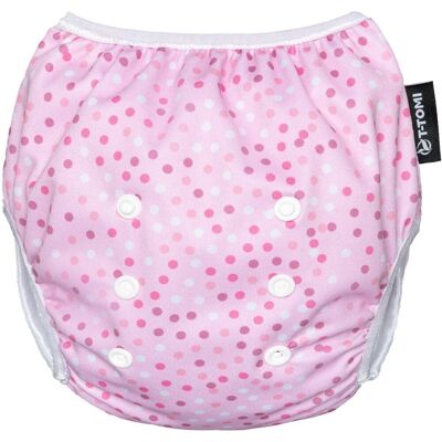Plenkové plavky Pink Dots T-TOMI - Nepropustná dětská plenka - 5-15kg Plenkové plavky Pink Dots T-TOMI - Nepropustná dětská plenka - 5-15kg