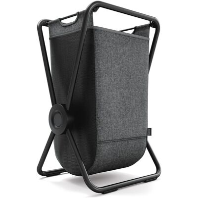 Simplehuman X-Frame skládací černý látkový koš na prádlo, černá ocel Simplehuman X-Frame skládací černý látkový koš na prádlo, černá ocel
