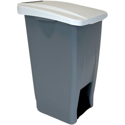 Denox Nášlapný odpadkový koš GASTRO 60 l, bílé víko, plastový s kolečky Denox Nášlapný odpadkový koš GASTRO 60 l, bílé víko, plastový s kolečky