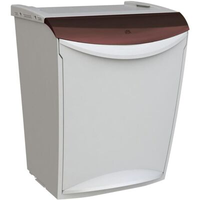 Denox Ekosystem odpadkový koš na tříděný odpad 25 l, hnědý - bioodpad Denox Ekosystem odpadkový koš na tříděný odpad 25 l, hnědý - bioodpad