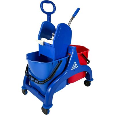 Denox Úklidový vozík Professional Double, 2 × kbelík, se ždímačem, 50 l Denox Úklidový vozík Professional Double, 2 × kbelík, se ždímačem, 50 l