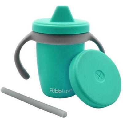 BBLÜV Tréninkový Pohár Aqua 240 ml - Dětský hrnek BBLÜV Tréninkový Pohár Aqua 240 ml - Dětský hrnek