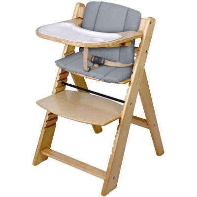 Nukido 703000 Dřevěná jídelní židlička Nelo 45 × 40 × 78 cm Nukido 703000 Dřevěná jídelní židlička Nelo 45 × 40 × 78 cm