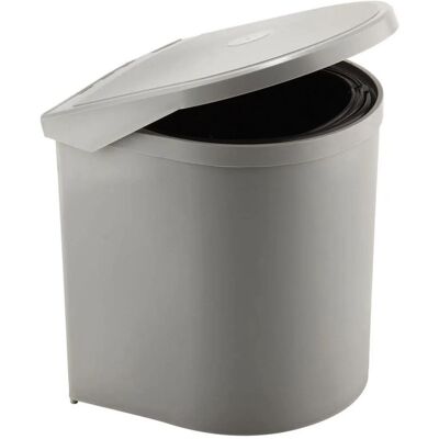 Elletipi Vestavný odpadkový koš RING - na dvířka, 10 L, plastový, PP602/1 C10 Elletipi Vestavný odpadkový koš RING - na dvířka, 10 L, plastový, PP602/1 C10