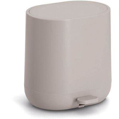 ZELLER Odpadkový koš pedálový 6 l, plast, šedý 26 × 22,5 × 26,5 cm ZELLER Odpadkový koš pedálový 6 l, plast, šedý 26 × 22,5 × 26,5 cm