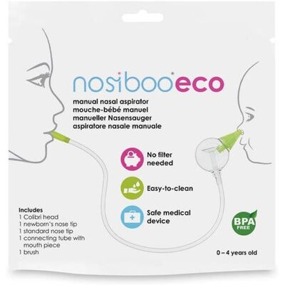 Nosiboo Nosní odsávačka - Zelená - Efektivní, Kompaktní, Bez filtru Nosiboo Nosní odsávačka - Zelená - Efektivní, Kompaktní, Bez filtru