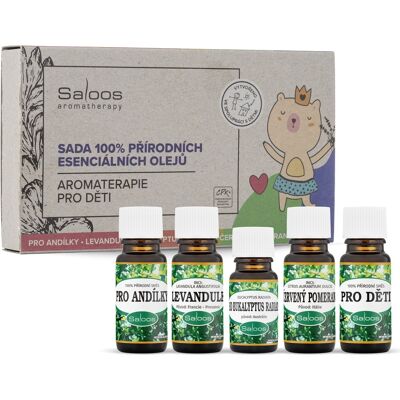 Saloos Aromaterapie pro Děti - Sada Přírodních Esenciálních Olejů Saloos Aromaterapie pro Děti - Sada Přírodních Esenciálních Olejů