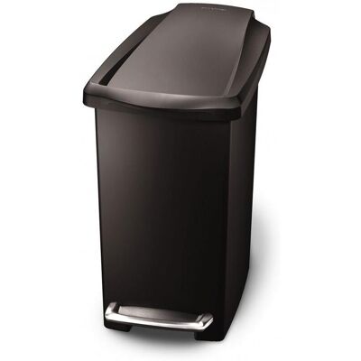 Simplehuman Pedálový 10 l, ocelový pedál, černý Simplehuman Pedálový 10 l, ocelový pedál, černý