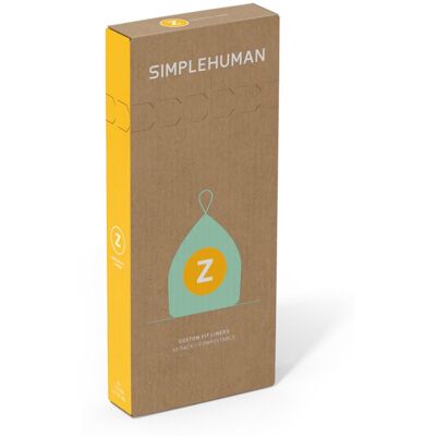 Simplehuman sáčky do odpadkového koše 4 l, typ Z, kompostovatelné, 60 ks Simplehuman sáčky do odpadkového koše 4 l, typ Z, kompostovatelné, 60 ks