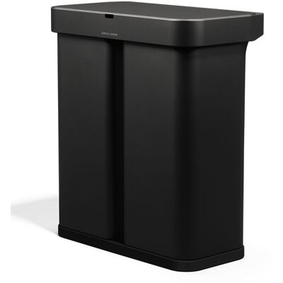 Simplehuman Dual Sensor bezdotykový odpadkový koš (34/24) s hlasovým ovládáním 58 l, černý Simplehuman Dual Sensor bezdotykový odpadkový koš (34/24) s hlasovým ovládáním 58 l, černý