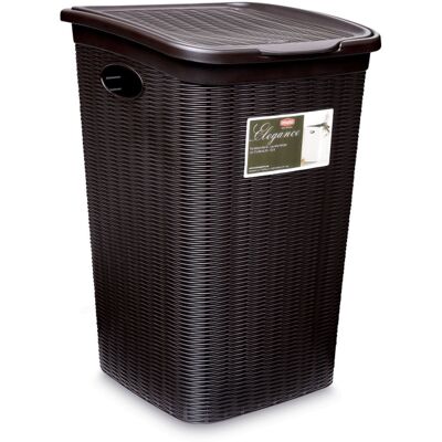 Stefanplast Koš na prádlo Elegance 50 l, hnědý Stefanplast Koš na prádlo Elegance 50 l, hnědý