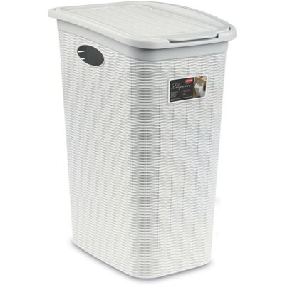 Stefanplast Koš na prádlo Elegance 36 l, bílý Stefanplast Koš na prádlo Elegance 36 l, bílý