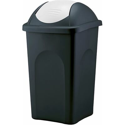 Stefanplast Odpadkový koš - výkl., 30l, obdél., ČER/BÍ/ČRV, víko PH Stefanplast Odpadkový koš - výkl., 30l, obdél., ČER/BÍ/ČRV, víko PH