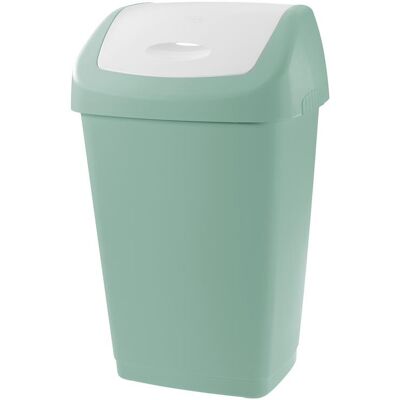 Tontarelli Aurora Odpadkový koš 50 l zelená/bílá Tontarelli Aurora Odpadkový koš 50 l zelená/bílá