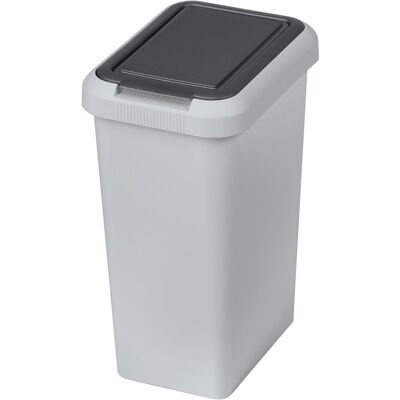 Tontarelli Touch & lift Odpadkový koš 25 l, šedá/antracit Tontarelli Touch & lift Odpadkový koš 25 l, šedá/antracit