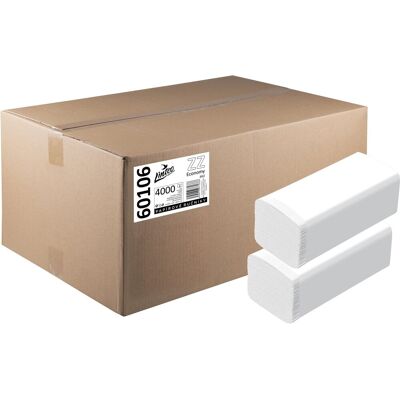 LINTEO ZZ Economy bílé 4000, 20× 200 ks LINTEO ZZ Economy bílé 4000, 20× 200 ks