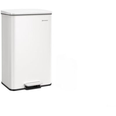 Songmics Odpadkový koš 40 l, bílý Songmics Odpadkový koš 40 l, bílý