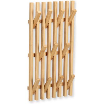 ZELLER Věšák na oblečení bambus, 25,5 × 3,5 × 50 cm ZELLER Věšák na oblečení bambus, 25,5 × 3,5 × 50 cm