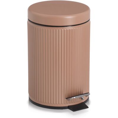 ZELLER Koupelnový odpadkový koš kovový moka 3 l, 17 × 26 cm ZELLER Koupelnový odpadkový koš kovový moka 3 l, 17 × 26 cm