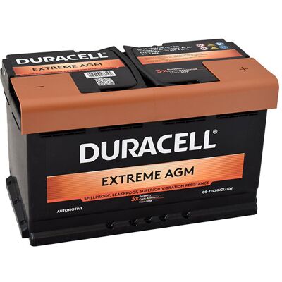 Duracell Extreme AGM 12V - 80Ah (DE 80 AGM) Duracell Extreme AGM 12V - 80Ah (DE 80 AGM)