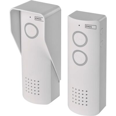 Emos Sada bezdrátového domovního audiotelefonu H1087, na baterie, 1 účastník Emos Sada bezdrátového domovního audiotelefonu H1087, na baterie, 1 účastník