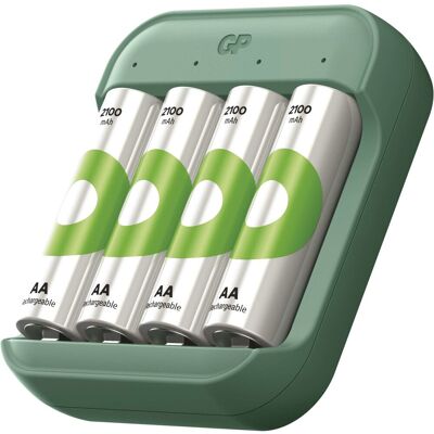 GP Nabíječka baterií ReCyko B423 4× AA ReCyko 2100 mAh GP Nabíječka baterií ReCyko B423 4× AA ReCyko 2100 mAh