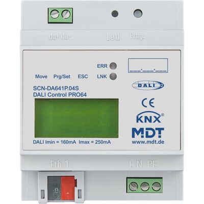 MDT Technologies KNX brána pro DALI-2, 4M, IP webové rozhraní MDT Technologies KNX brána pro DALI-2, 4M, IP webové rozhraní