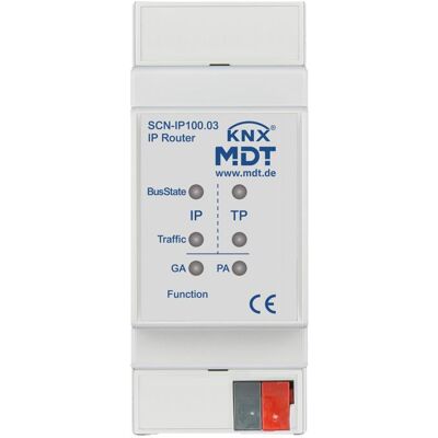 MDT Technologies IP Router, 2M, s funkcemi emailu a času, s podporou KNX IP a Data Secure MDT Technologies IP Router, 2M, s funkcemi emailu a času, s podporou KNX IP a Data Secure