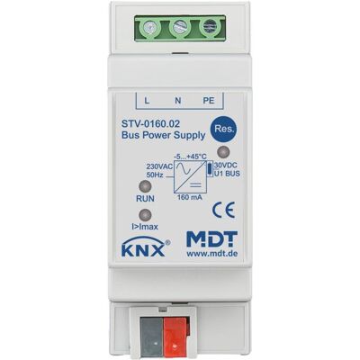 MDT Technologies Napájecí zdroj KNX, 2M, 160mA MDT Technologies Napájecí zdroj KNX, 2M, 160mA