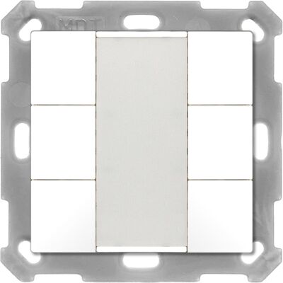 MDT Technologies KNX 6tlačítko, lesklá bílá MDT Technologies KNX 6tlačítko, lesklá bílá