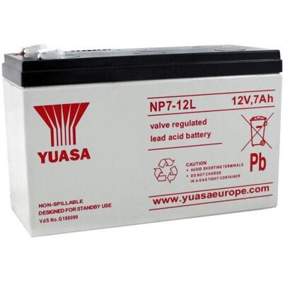 Yuasa NP7-12 L Baterie - Bezúdržbová, AGM, 12V 7Ah Yuasa NP7-12 L Baterie - Bezúdržbová, AGM, 12V 7Ah