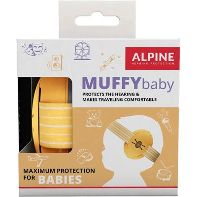 Alpine Muffy Baby Dětská izolační sluchátka - žluté Alpine Muffy Baby Dětská izolační sluchátka - žluté