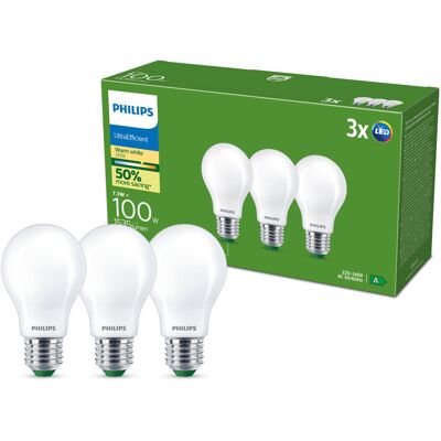 Philips LED CLA A60 100 W E27 WW FR ND UE, 3 ks Philips LED CLA A60 100 W E27 WW FR ND UE, 3 ks