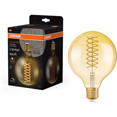 OSRAM 4099854137884 Zlatá LED žárovka E27 Vintage 8.4W - LED žárovka OSRAM 4099854137884 Zlatá LED žárovka E27 Vintage 8.4W - LED žárovka